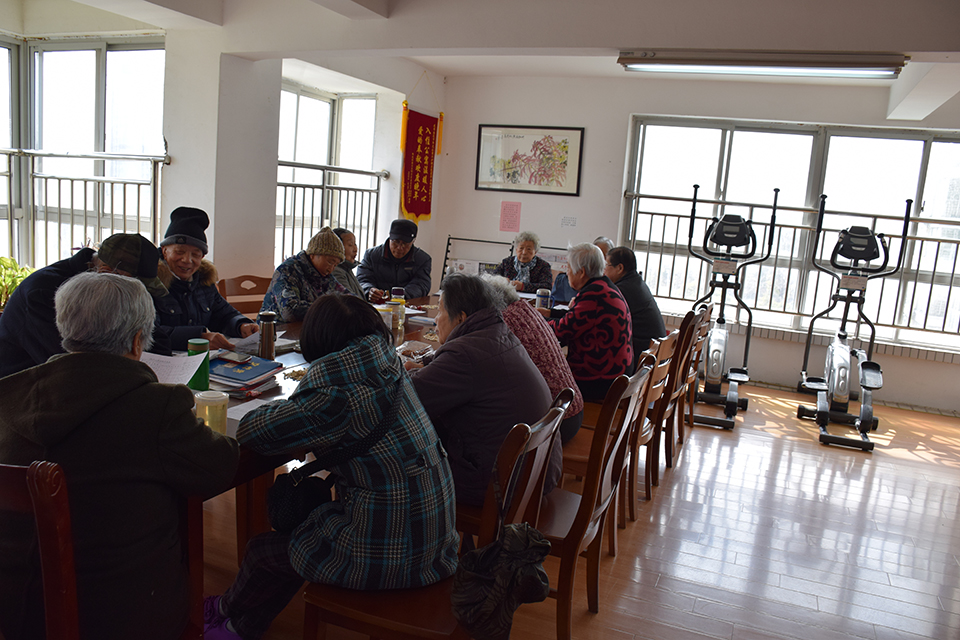 阳光门球队新年茶话会